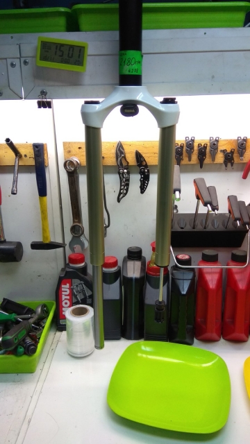 Вилка RST Lady Deuce TnL 100  б/у