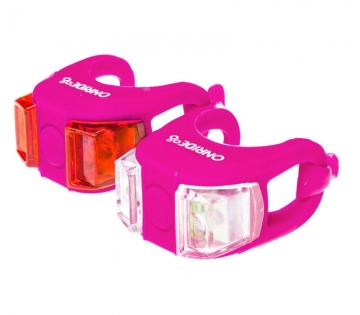 Мигалка ONRIDE силиконовая Dual розовая