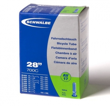Камера Schwalbe AV17 28"(700x28/38) 40мм AV