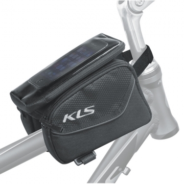 Сумка з кріпленням на раму і винос KLS Alpha (0.9 л) чорний