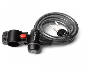 Замок ONRIDE Widest спіральний з кріпленням 15*1500мм