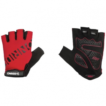 Рукавички ONRIDE Hold 20 колір Чорний/Червоний розмір M