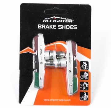 Колодки гальмівні Alligator VB-660 72 мм катриджні для V-Brake сріблястий