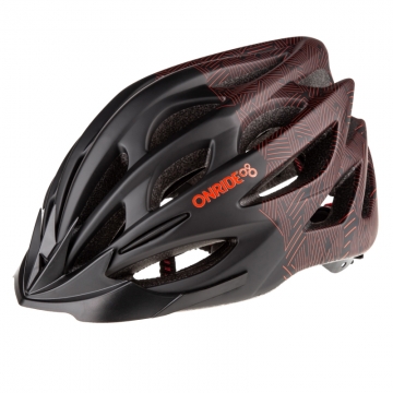 Шолом ONRIDE Mount чорний/червоний L (58-61 см)