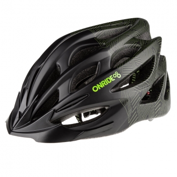 Шолом ONRIDE Mount чорний/зелений L (58-61 см)