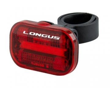 Світло заднє Longus COB 15 LED 2 ф-ції, чорний