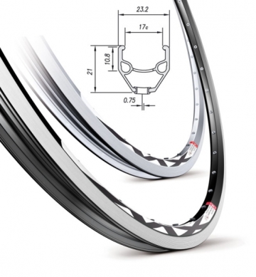 Обід Mach1 MX 26˝ 36 отворів під V-Brake чорний