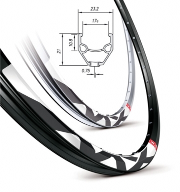 Обід Mach1 MX DISC 26˝ 32 отвори під диск чорний