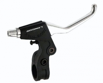 Тормозные ручки левая+правая V-Brake, Al/пластик, черные