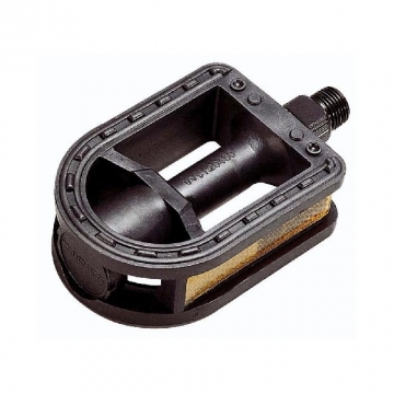 Педали MTB пластиковые детские черные с отражателями