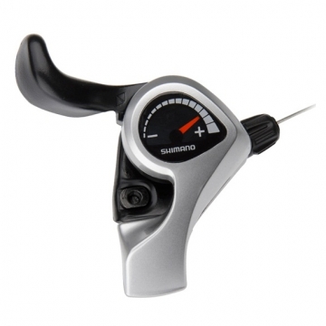 Манетка Shimano Tourney SL-TX50 ліва 3 швидкості неіндексна сріблястий