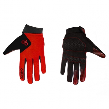 Рукавички ONRIDE Long 20 колір червоний/чорний розмір XS