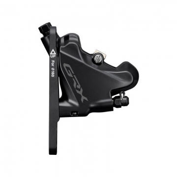 Каліпер гідравл. диск гальм BR-RX400, GRX, передній, FLAT MOUNT, 140/160MM ротор, колодка L03A RESIN PAD(W/FIN)