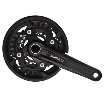 Шатуни FC-MT500-3, 175мм, 40X30X22, 10-шв, інтегрована вісь, захист зірок, без каретки