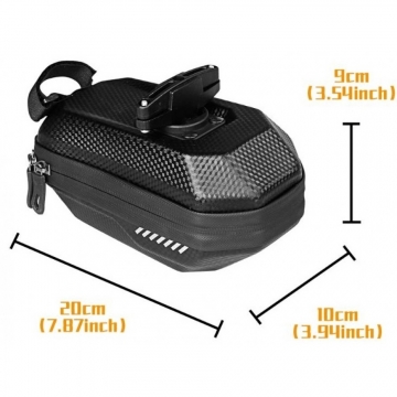 Велосумка -кейс под седло BC-BG167 20*10*9cm черный