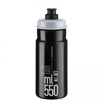 Фляга ELITE JET чорна з сірим лого 550мл