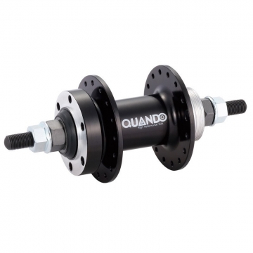 Втулка задн. Quando Disk, резьбовая Cr-Mo ось, на гайках, 32отв. черн.