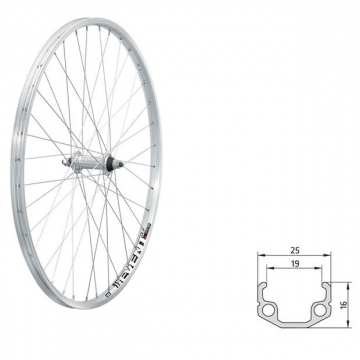 Колесо переднє KLS EVENT 26" AV, V-brake,гайка