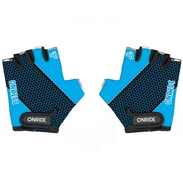 Рукавички дитячі ONRIDE Gem чорний-синій 11-12