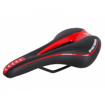 Сідло MTB " 270*140 чорно-червоний з отвором