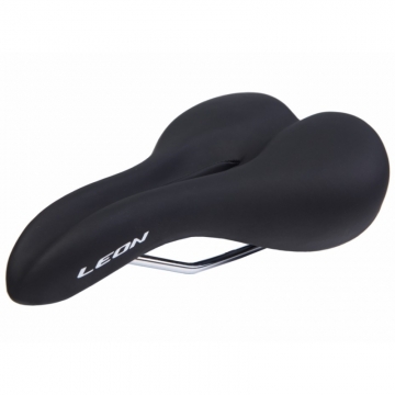 Сідло з отвором 275*172 K.San YBT-K080 з логотипом LEON чорне