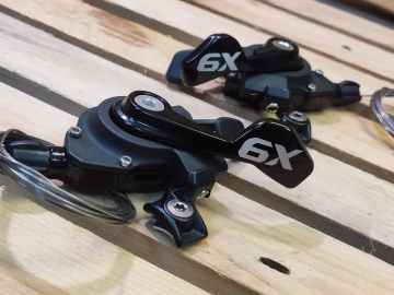 Манетки SRAM X9 10 speed черн.