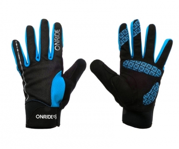 Рукавички ONRIDE Pleasure колір Чорний/Синій розмір XS