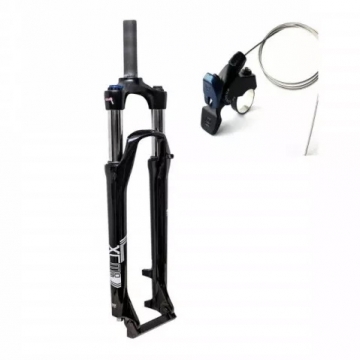Вилка SUNTOUR XCM HLO 100мм 28-29/A-H Disc чорний, з виносним локаутом