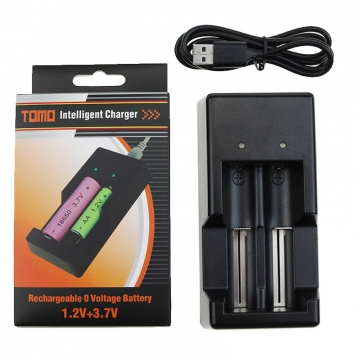 Зарядное устройство для 2х аккумуляторов (1.2-3.7) V