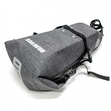 Велосумка "байкпакінг" під сідло 62x14x14cm сірий водовідшт.