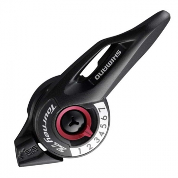 Шифтер SL-TZ500 правий 7-швидк. (індексний) трос, чорний