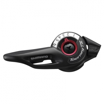 Шифтер SL-TZ500 правий 6-швидк. (індексний) трос, чорний