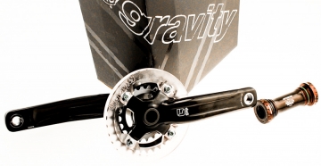 Шатуны для даунхилла FSA GravityLight ME Hallowtech + каретка 83+ 2 звезды  22/32T - 175 мм