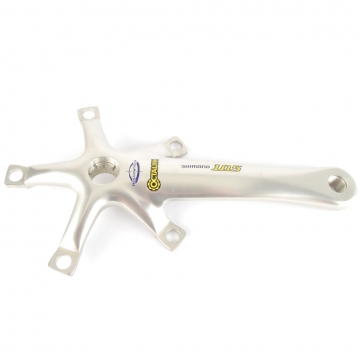 Шатун Shimano 105 FC-5501, 175 мм, без звезд, под Hollowtech, серебр