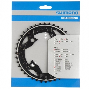 Зірка шатунів FC-M672/FC-M622 SLX, 40зуб. 10-швидк.