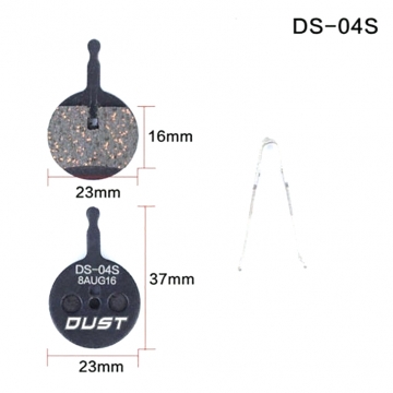 Колодки тормозные полуметалл disc DUST DS-04S AVID BB5