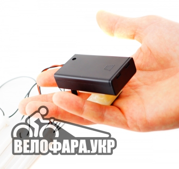 Белая подсветка колеса на велосипед