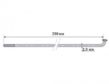 Спиці Mach1 Inox  Plus 2/298