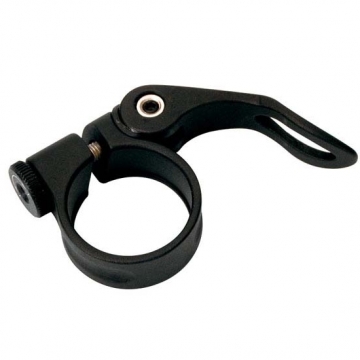 Подседельный хомут AL 34,9мм эксцентрик МТВ черный
