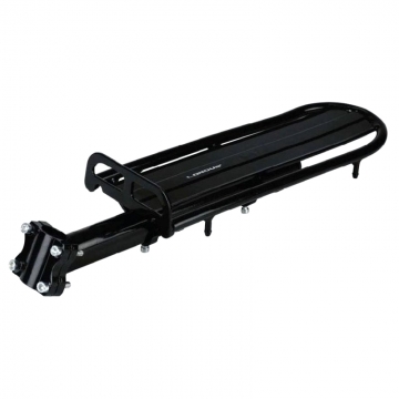 Багажник Longus на підсідельний штир, Al, чорний