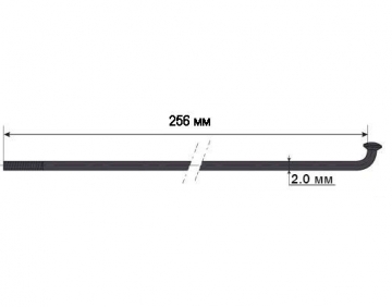 Спиці Mach1 Inox  Plus чорний 2/256