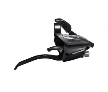 Тормозная ручка/шифтер ST-EF500, правая 8-звезд, + тросик, черная (OEM)