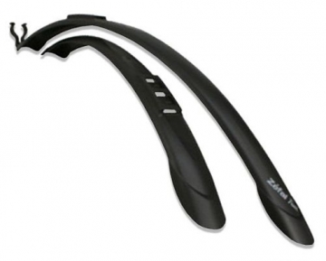 Крылья переднее+заднее TRAIL 28, черн ZEFAL